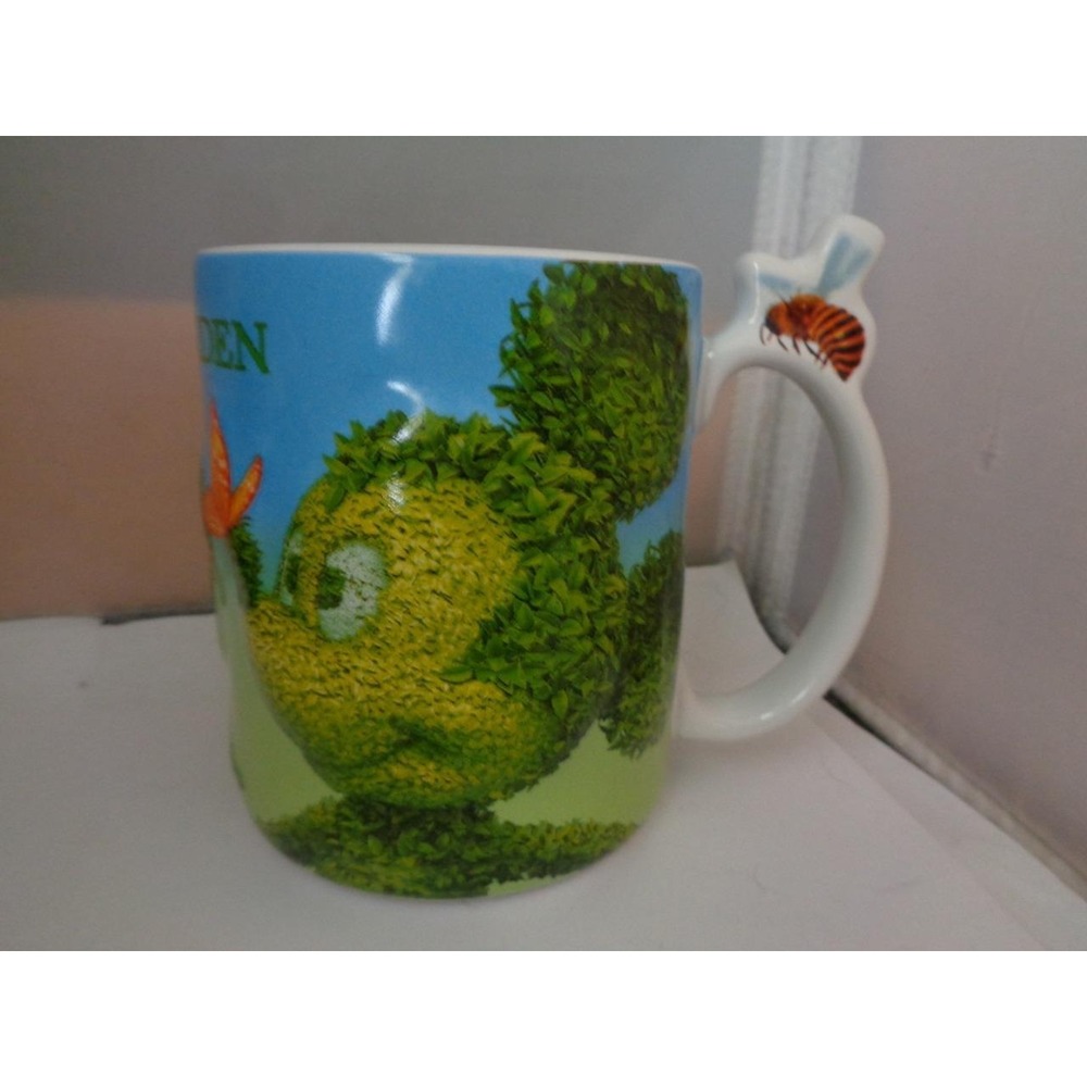 Disney Mickey & Minnie Flower & Garden Festival Bee 2014 Coffee Mugs Cups